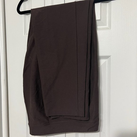 Eileen Fisher Skinny Ankle pant size XL Espresso Brown - Picture 3 of 7